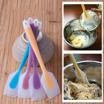 

Silicone Cream Baking Scraper Non Stick Butter Spatula Nylon Chocolate Spreader Heat Resistant Kitchen Pastry Tools