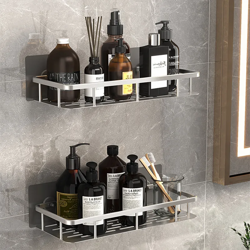 Adhesive Shower Shelf Organizer Wall Mounted Bathroom Shelf Corner Shower  Caddy for Inside Shower - AliExpress