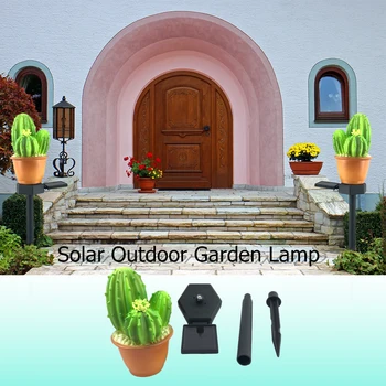 

Garden Outdoor Light Sensor Control Lamp Cactus LED Solar Lamp Waterproof Light Sensor Lamp for Garden Courtyard Lighting