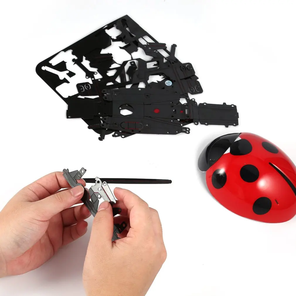 Clearsale DIY RC имитирующая Божья коровка жук электронная игрушка для детей подарок на день рождения Новинка игрушки Моделирование скребок насекомых