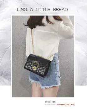 

Women's bag 2020 new bag female Korean version of the wild messenger one-shoulder simple diamond mini bag tide