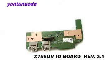 

Original for ASUS X756UX X756UJ IO BOARD REV 3.1 X756UX X756UA X756UB X756UV X756UXK USB IO BOARD tested good free shipping