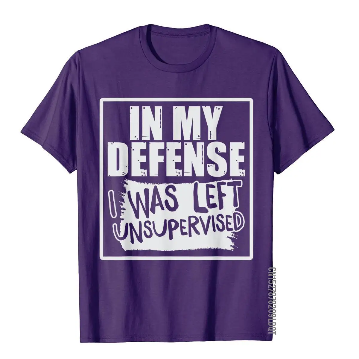 In My Defense I Was Left Unsupervised T-Shirt__B5610purple