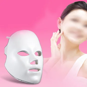 

LED Photon Therapy Face Mask 3 Colors Light Skin Treatment Care Rejuvenation Facial Whitening Instruments USB Powered (EU Plug)