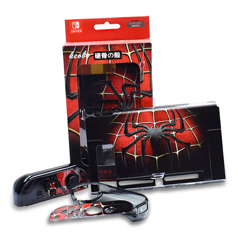 Защитный чехол для пульта Spiderman Marios для пульта, чехол для переключателя NS Shell, защитный чехол для консоли Nintendo Switch, защитные аксессуары