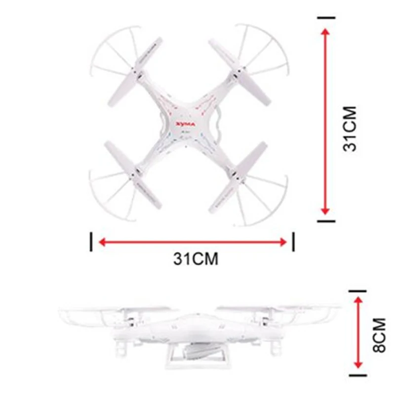 Original SYMA X5C/ X5C-1 Explorers Drone 2.4G 4CH 6-Axis Gyro RC Quadcopter With 2.0MP HD Camera RTF RC Helicopter for kids toys 6
