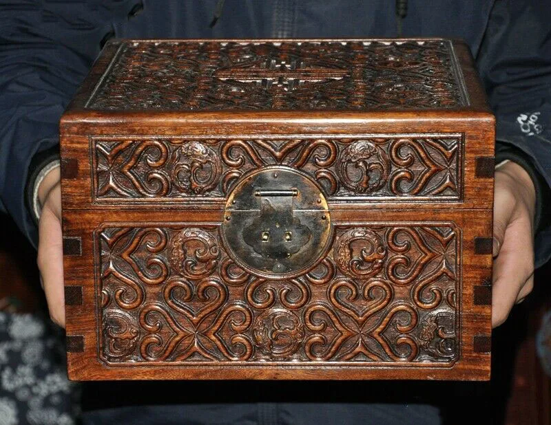 #^Special Price wedding decoration Old China exquisite Huanghuali wood Handmade Storage Container Box Case Statue #^Special Price wedding decoration Old China exquisite Huanghuali wood Handmade Storage Container Box Case Statue