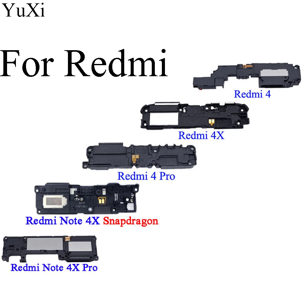 YuXi 1pcs LoudSpeaker Replacement Parts For Xiaomi Redmi 4X 4 Pro Note Ringer Buzzer Loud Speaker Sound Flex Cable | Мобильные