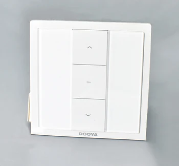

Smart Home Dooya DC1650 Wall Switch Motor Remote Controller Single Channel For Electric Curtain Motor