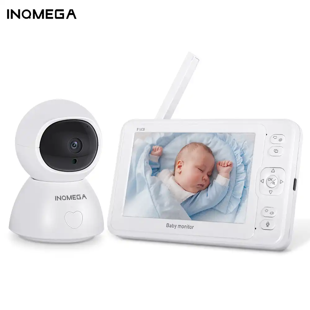 Inqmega Moniteur Video Sans Fil Pour Bebe 5 Pouces Camera De Securite Haute Resolution Vision Nocturne 1 Avec 2 Moniteurs Pour Bebe Aliexpress