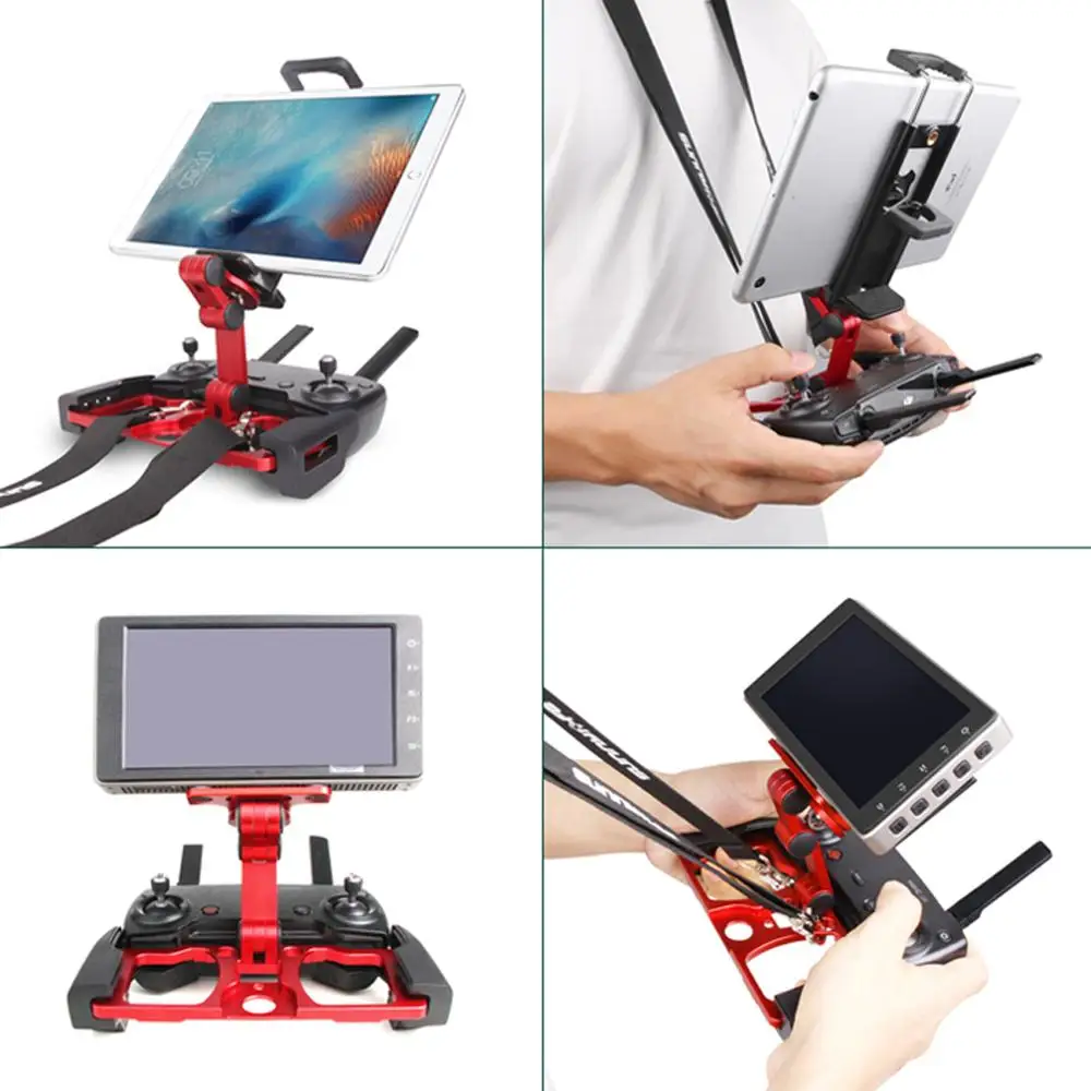 Пульт дистанционного управления для DJI MAVIC 2 PRO AIR Spark drone смартфон планшет кристаллический дисплей кронштейн зажим Кронштейн алюминий
