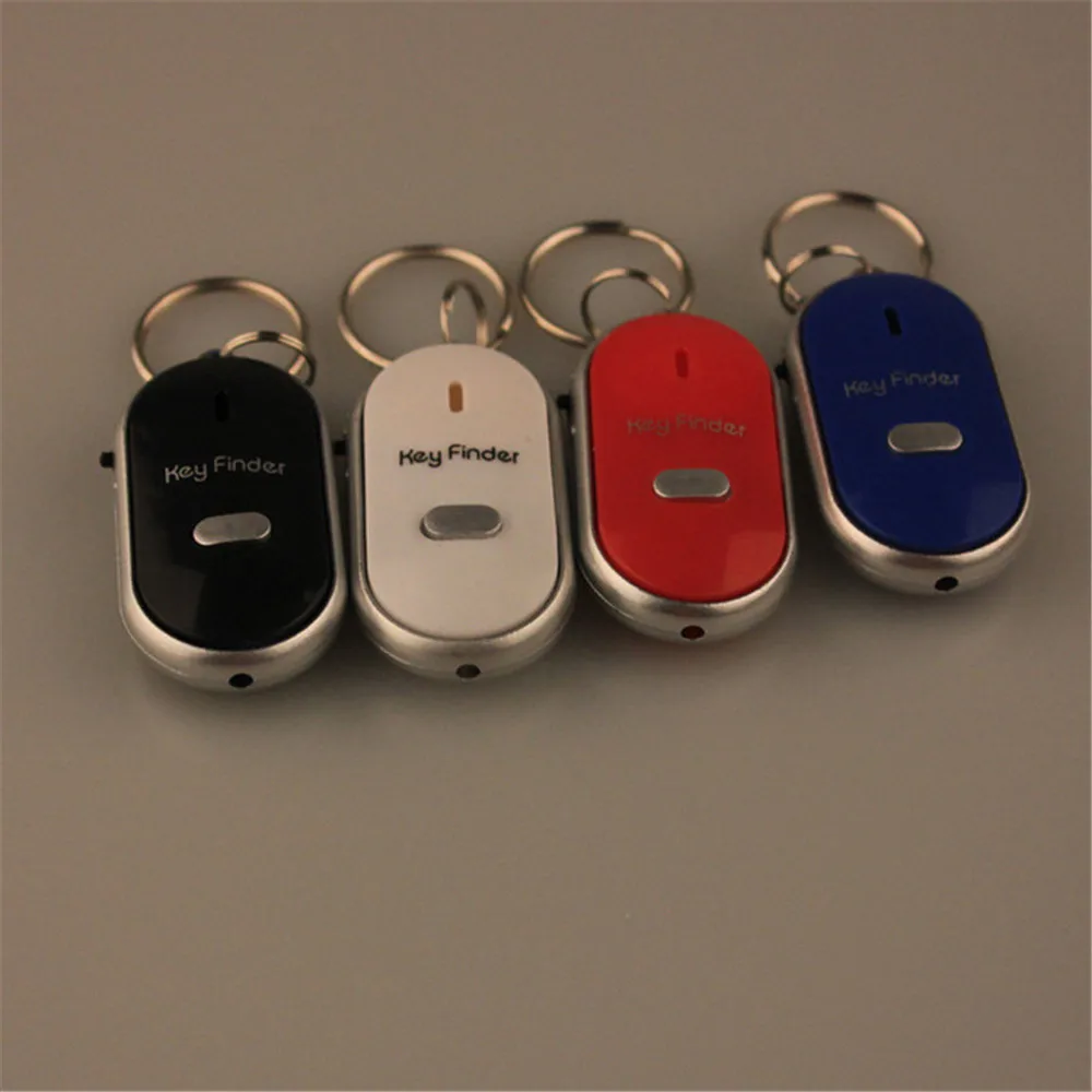 New LED Light Torch Remote Sound Control Lost Key Finder Locator Keychain Mini old age anti - loss device Alarm Locator Track