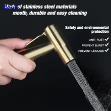 Handheld Toilet Bidet Sprayer Set Kit Stainless Steel Hand Bidet Faucet For Bathroom Hand Sprayer Shower Head Self Cleaning New