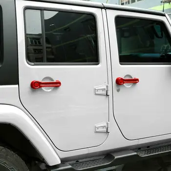 

Decor Handles Cover For 2007-2018 Jeep Wrangler JK Parts Car New Durable