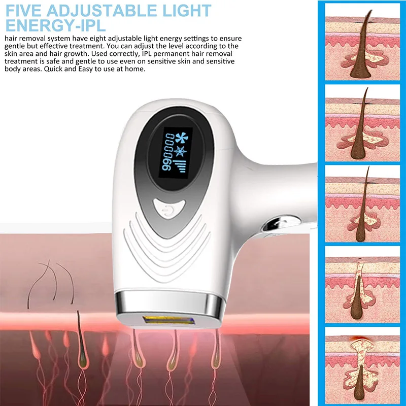 999999 Flash depilador лазерный эпилятор IPL машина для удаления волос Инструмент постоянного депиляция аппарат температуры замерзания безболезненного