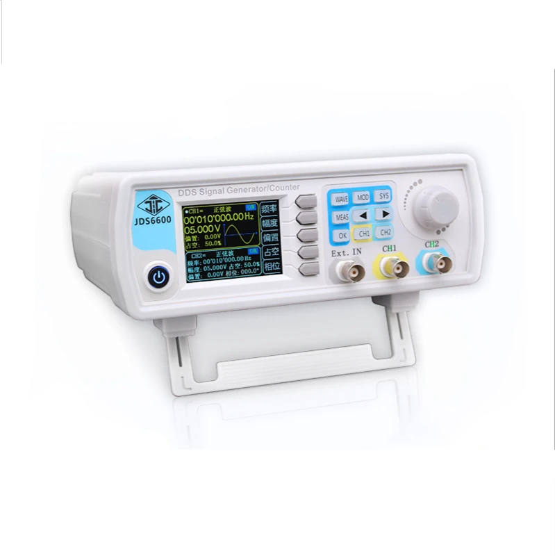 

JDS6600 15 МГц-60 МГц, цифровой двухканальный генератор сигналов DDS, генератор произвольной формы импульсного сигнала, генератор частоты Me