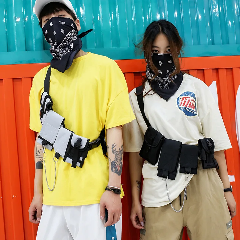 

2019 New Fashion Tools Tactics Chicken Bag Men Chest Bag Hip-hop Cool Bag