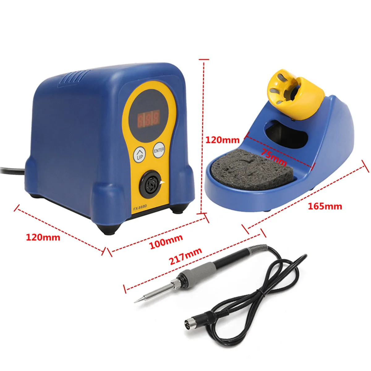 

70W 220V Digital Display Soldering Station Iron With Stand Repair Tool Adjustable Temperature Control Durable Quality