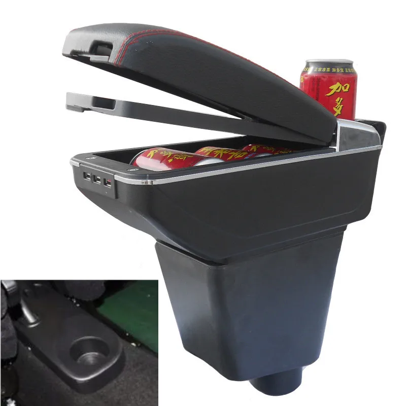 For Renault Kaptur Captur QM3 armrest box central Store content cup holder interior car-styling accessory part 2014-2017 | Автомобили и