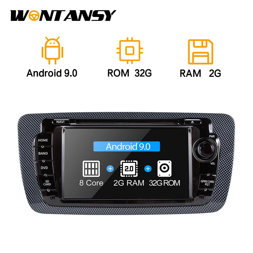 

Wontansy android 9.0 T8 car dvd for Seat Ibiza 6j 2009 2010 2012 2013 radio gps navigation
