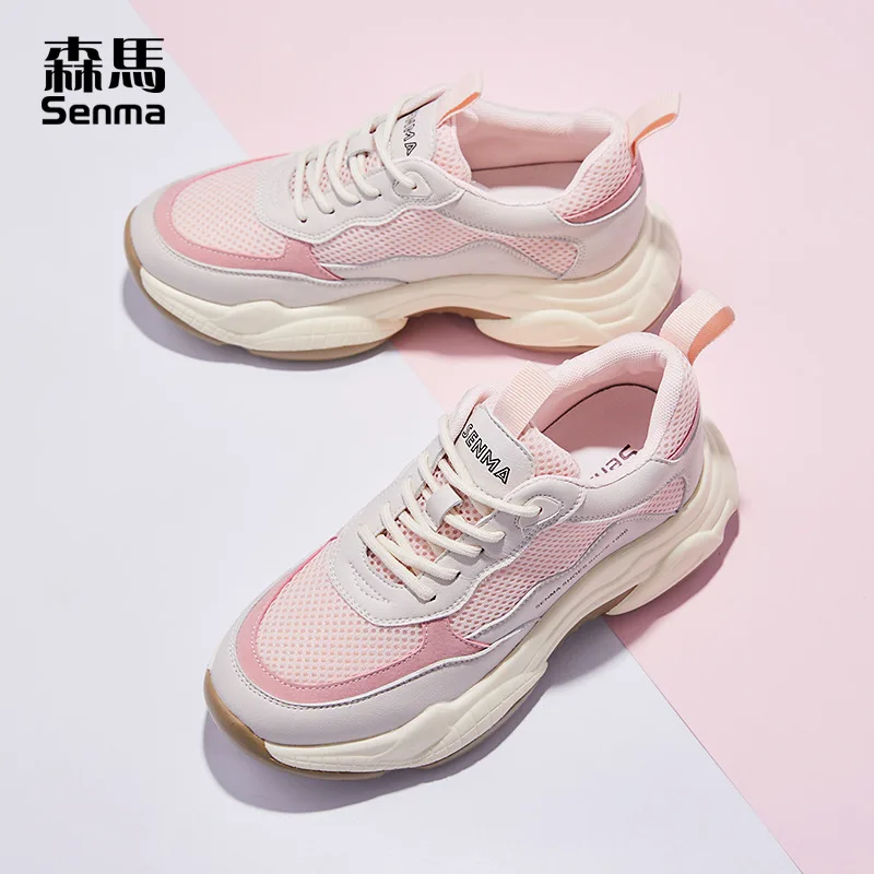 

Semir 2019 Autumn New Style WOMEN'S Shoes Korean-style Trend of Fashion Flat Breathable Running Shoes Casual Sports Shoes