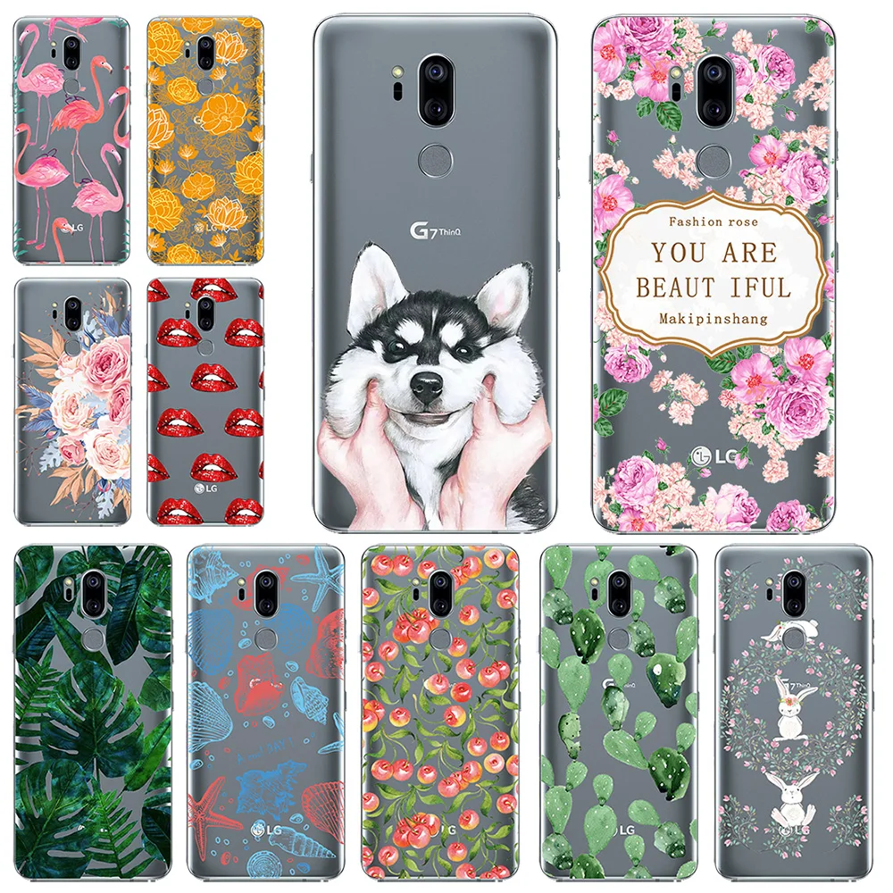 Чехол для телефона LG K8 K4 K10 2018 EU Мягкая силиконовая задняя крышка чехол G6 G7 Q6 Plus Q7 V20