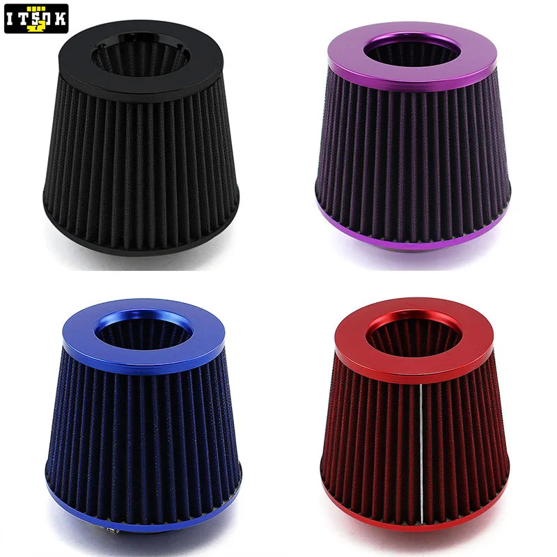 76mm 3" Universal Car Air Filter Tapered High Flow Racing Performance