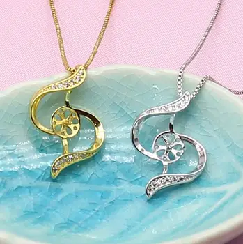 

HOT Fashion Popular European Style Pearl Pendant Mountings, Pendant Findings, Pendant Settings Jewelry Parts Fittings