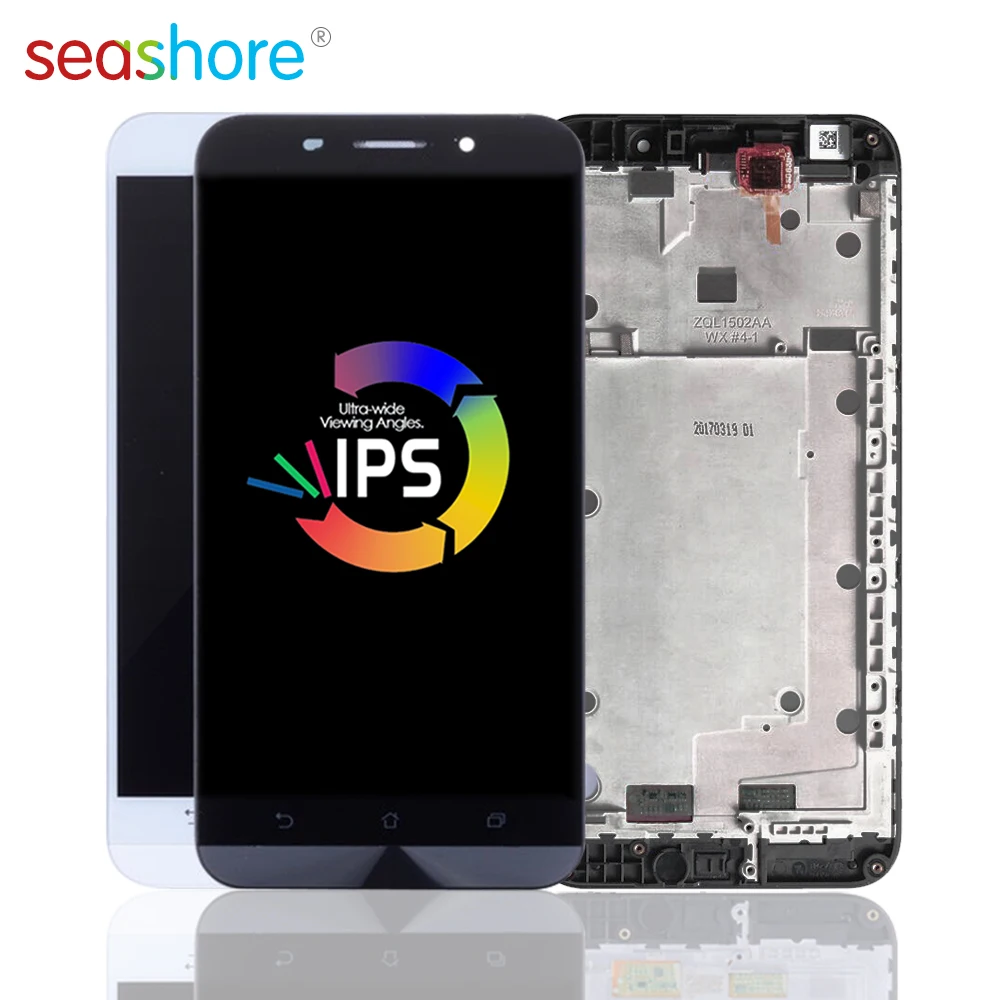 ORIGINAL For ASUS Zenfone Max ZC520KL LCD Touch Screen Digitizer Assembly Asus zc550kl Display withFrame Replacement Z010D | Мобильные