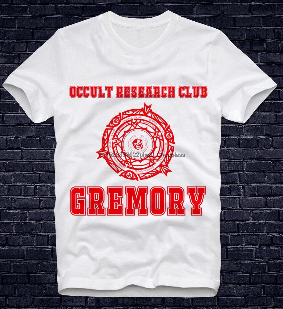 Футболка Rias Gremory с символом Дома оккультная школьная футболка DxD для старшей