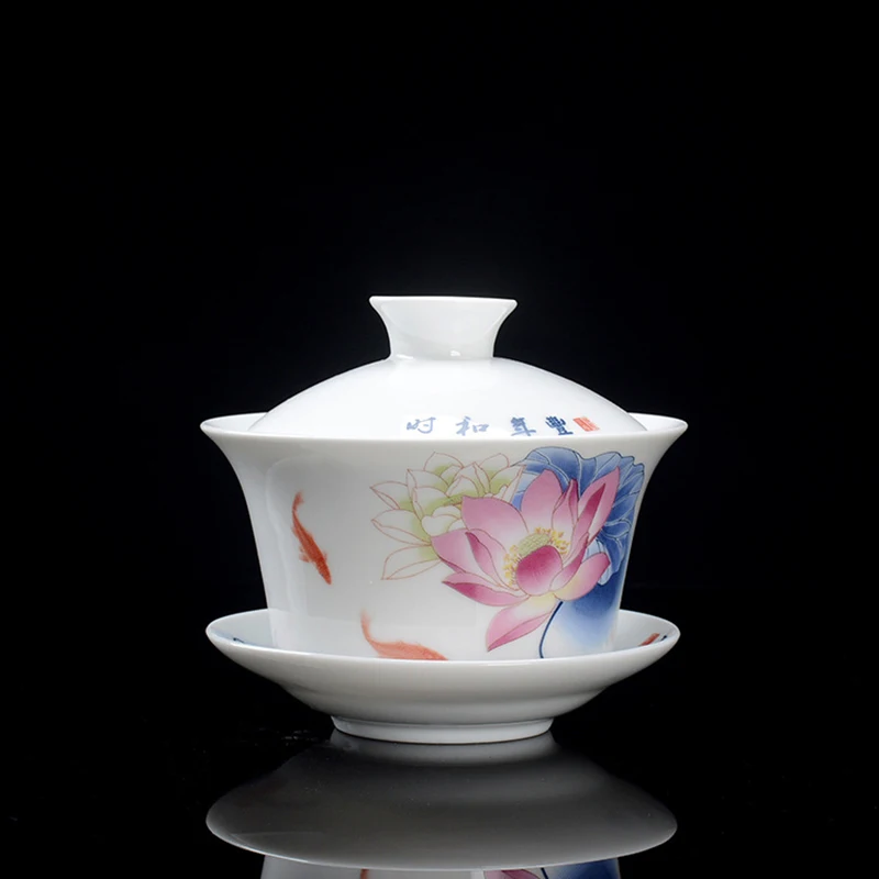 Чайная соусница для тарелки набор покрытий пиалы для чая керамическая чайная посуда синий и белый фарфор ча пищевой контейнер посуда для напитков ремесла украшения