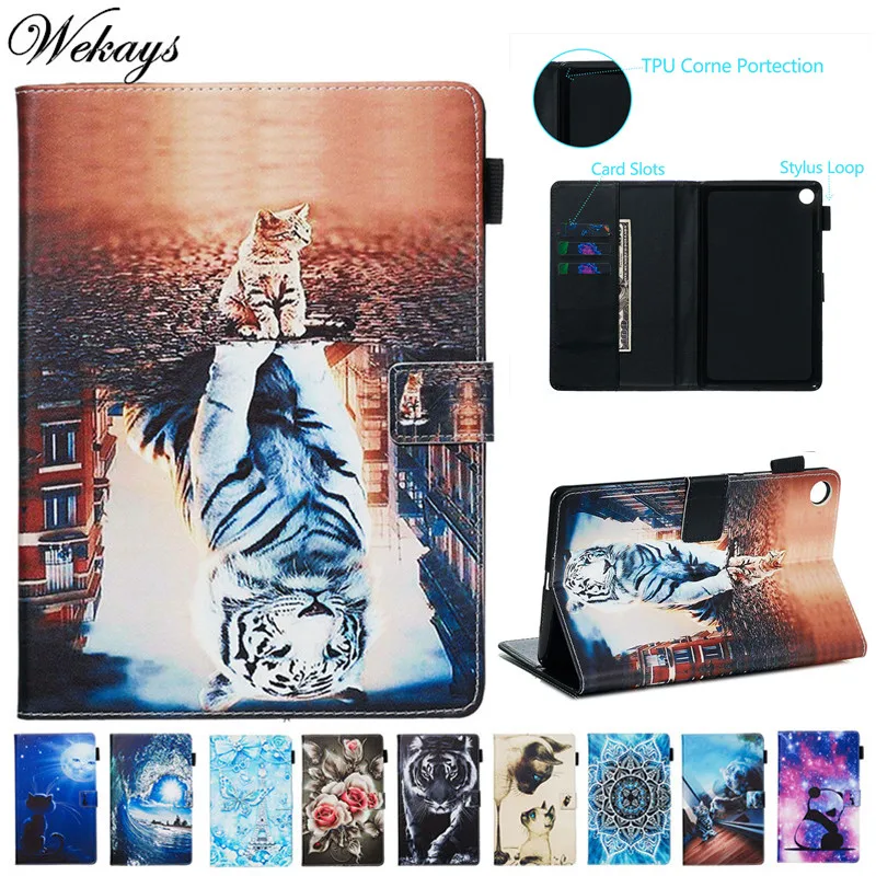 

Cover For Huawei MediaPad M5 8.4 Cartoon Leather Fundas Case For Coque Huawei Mediapad M5 8 8.4 inch SHT-AL09 SHT-W09 Cover Case