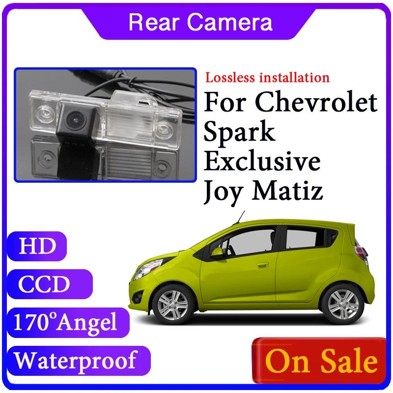 For Chevy Chevrolet Spark Exclusive Joy Matiz M100 M150 M200 M250 M300 1999~2015 Rear Look View Wide Angle Camera gcgj