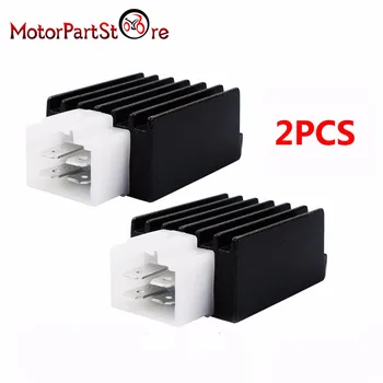 

2pcs 12v 4pin Voltage Regulator Rectifier GY6 QMB139 50cc 70cc 90cc 110cc 125cc 150cc Go kart Scooter Moped ATV