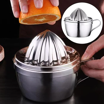 

Stainless Steel Manual Juicer Fruit Juice Squezer Reusable Kitchen Tools Outdoor Camping Accessories