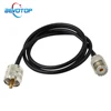 UHF PL-259 Male to UHF SO-239 Female RG58 Antenna Extension Cable PL259 Pigtail connector for CB Radio Ham Radio FM Transmitter ► Photo 1/6