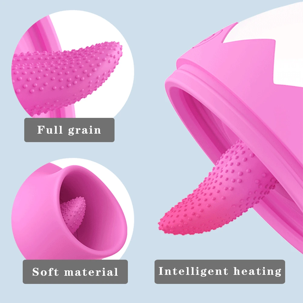 Вибратор с 7 режимами стимулятор для лизания клитора сосков увеличение груди