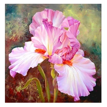 Алмазная картина цветы ириса 5D DIY алмаз для алмазной вышивки мозаика вышивки крестом картина полный горный хрусталь фото на заказ хобби