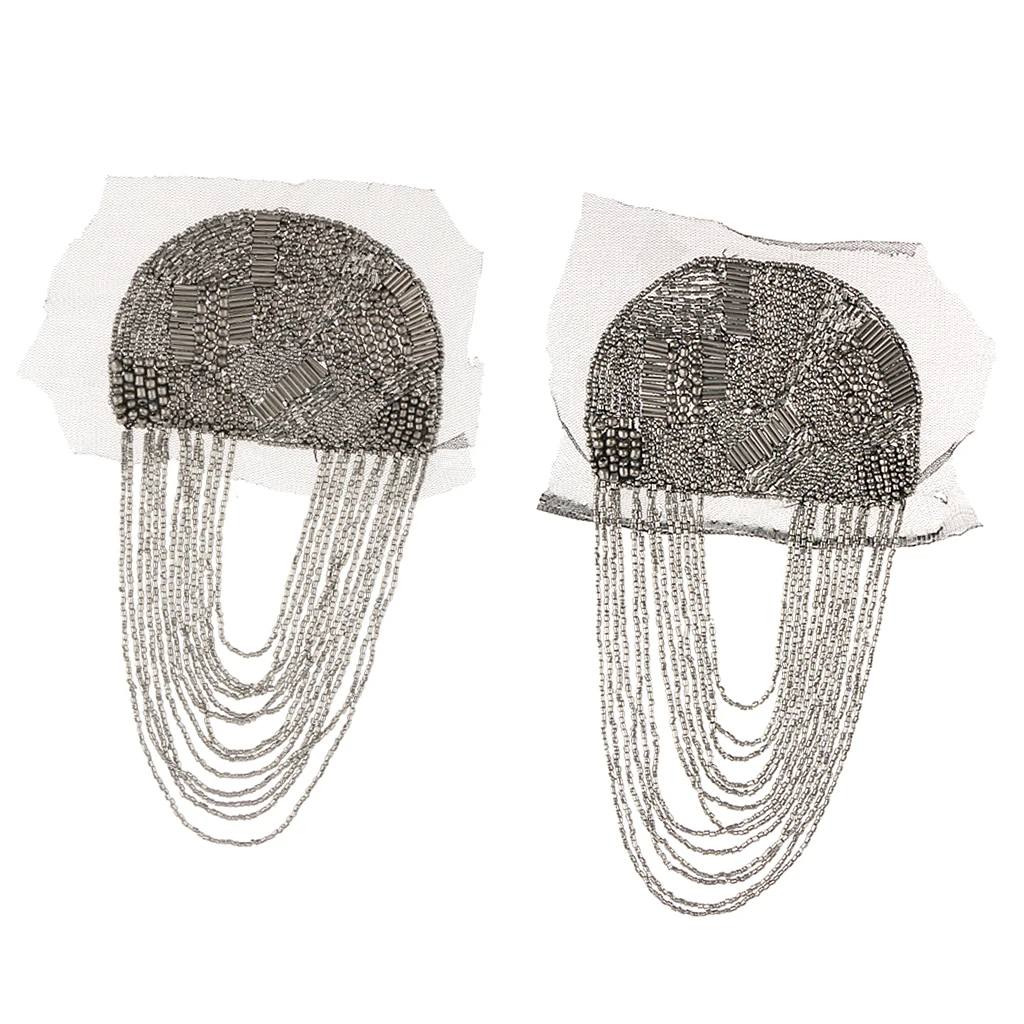 1 Pair Fabric Brooch Pins For WomenTassel Epaulette Shoulder Board Mark Fashion Accessories Sweater Decoration Pins