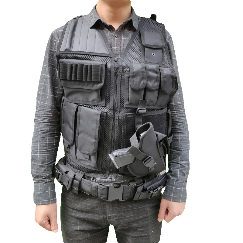 Security Tactical vest Tactical Vest Multi-pocket SWAT Army Military Vest Hunting Vest Paintball Combat Vest For Wargame