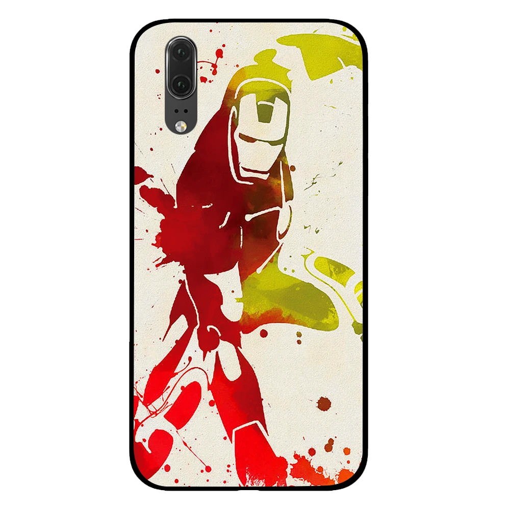 Черный чехол для телефона Tony Stark Marvel iron man для huawei P30 P20 mate 10 20 Pro Lite Nova 3 4 3i - Цвет: 5