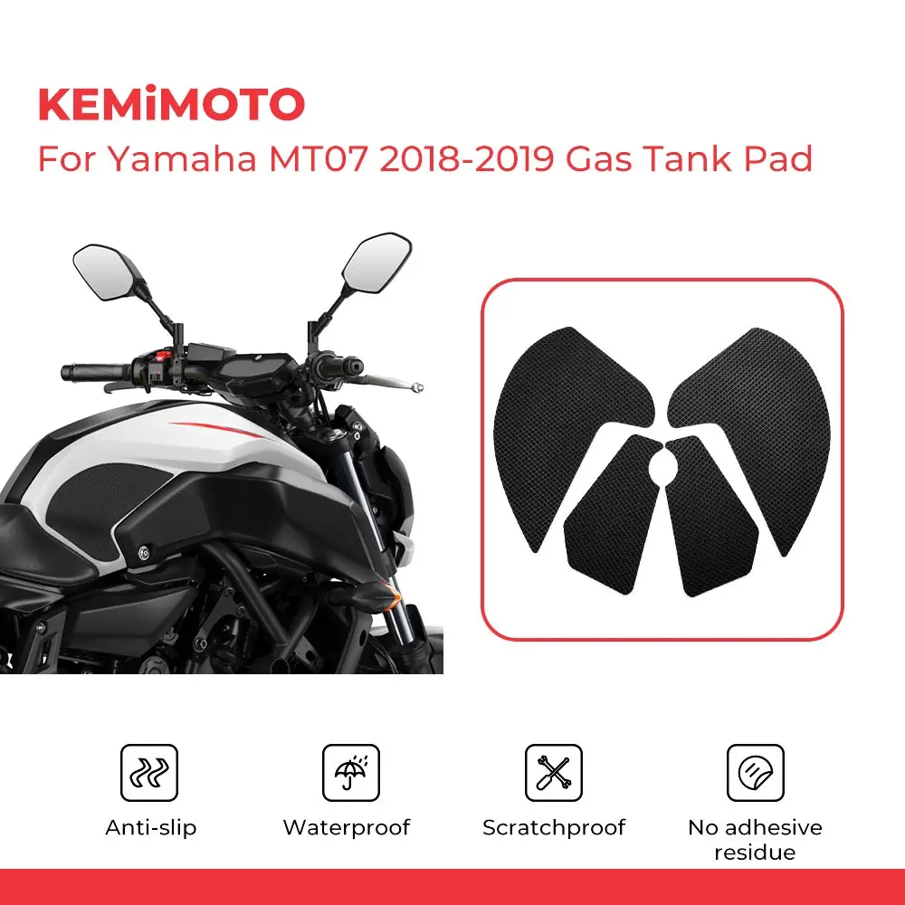 

Motorcycle For YAMAHA Gas Tank Pad MT07 FZ07 MT 07 FZ 07 MT-07 FZ-07 2018 2019 Anti Slip Sticker 3M Decal Gas Oil Fuel Protector