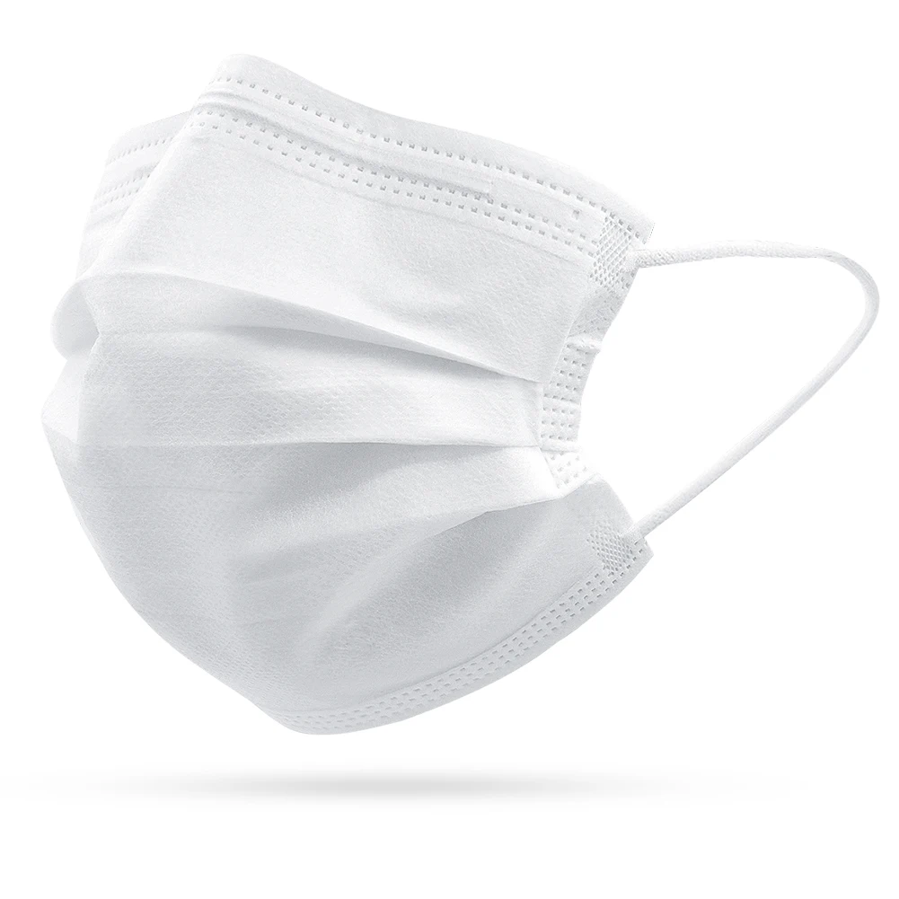 

10/50pcs Disposable Face Masks Non Woven Face Mask Anti-dust 3 Layers Mouth Cover Breathable Protective Masks