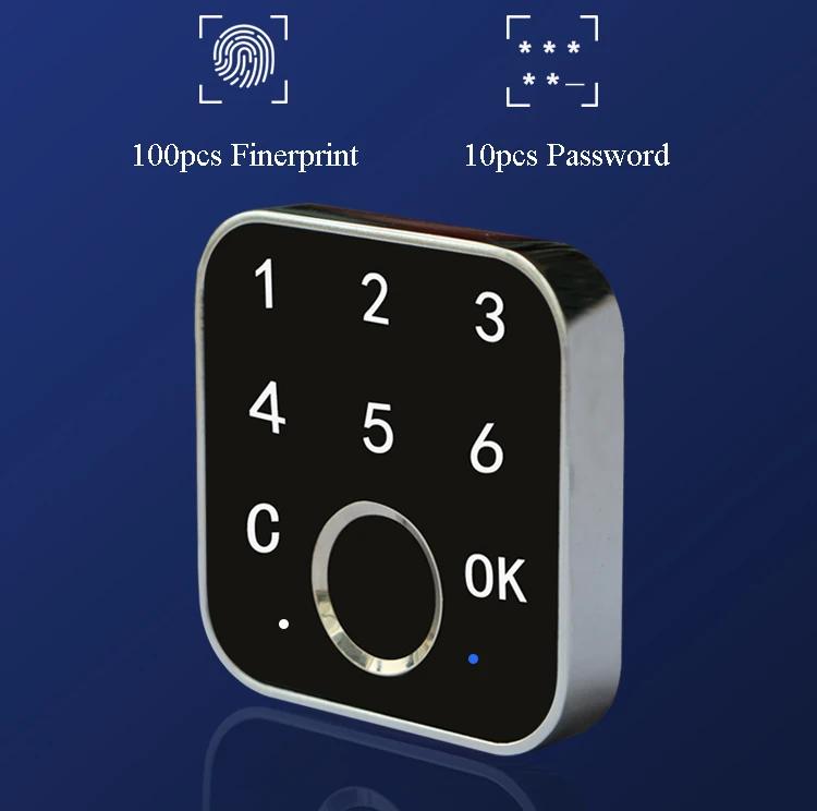 HF умный отпечаток пальца Пароль замок мини Противоугонный ящик сейфы шкаф шкафчик DC5V Перезаряжаемый черный пароль дверные замки