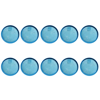 

10 Pieces Hepa Filter for Vacuum Cleaner Parts Replacement Pre-Motor Washable 134 mm Diamete for Dyson DC25 DC25I