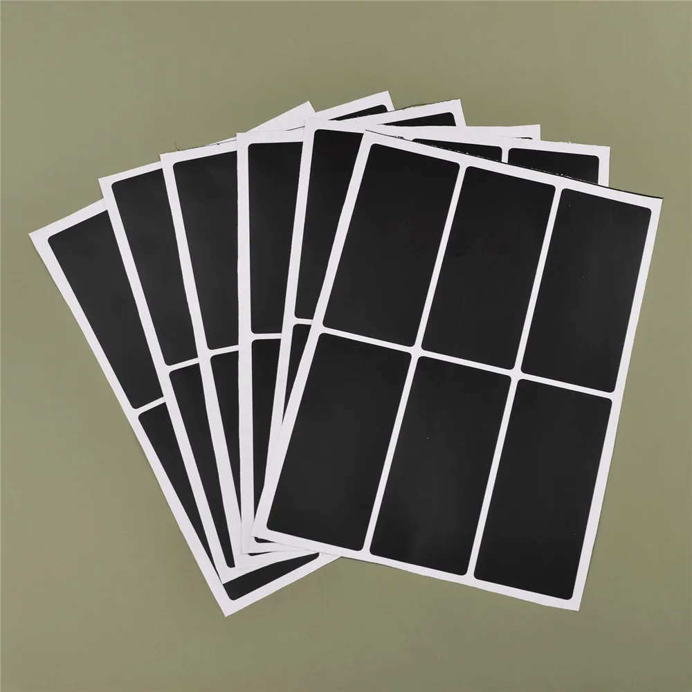 36pcs Spice Jars Stickers Waterproof Kitchen Label Sticker Blackboard Sticker Organizer Storage Bottles Stickers Labels Tags label stickers