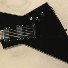 Гитара фабрика на заказ Высокое качество Новая Черная электрогитара Explore ore 01