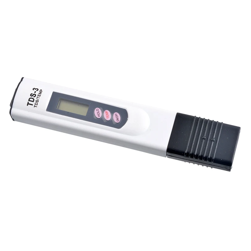 TDS-3 WHITE 1 шт. PC-101 PH Тест er портативный CL2 Хлор качество воды монитор метр портативный домашний плавательный бассейн прибор для измерения PH для аквариума тестовые инструменты - Цвет: TDS-3 WHITE
