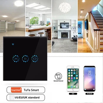 

Tuya Smart Life WiFi Curtain Blind Switch for Roller Shutter Electric motor Google Home Alexa Echo Voice Control DIY Smart Home