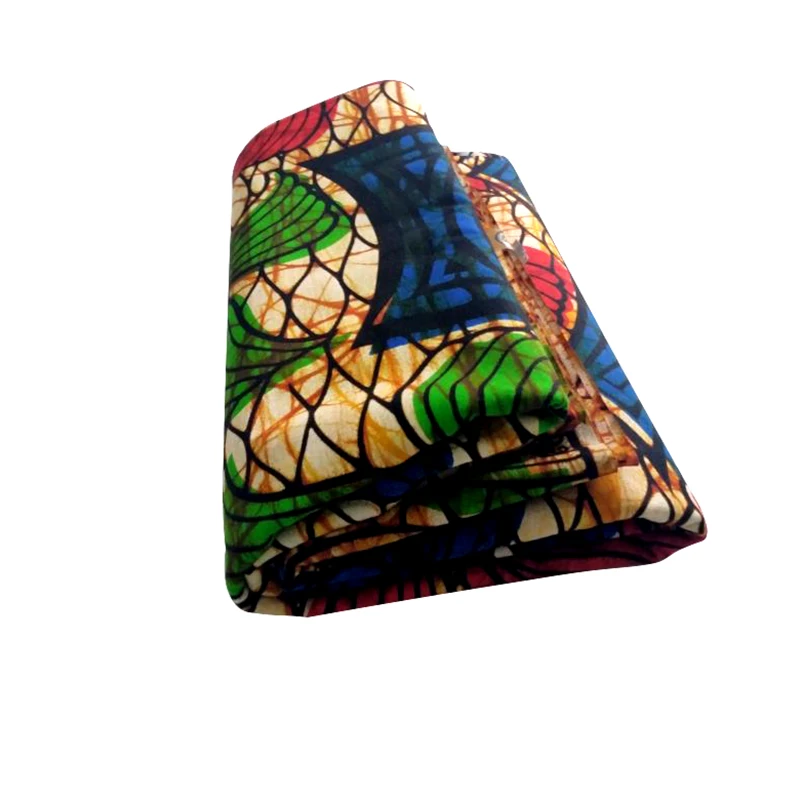 African Ankara Veritable Guaranteed Real Dutch Wax Colorful Flower Print High Quality Beautiful African Batik Fabric 6 Yards\Lot